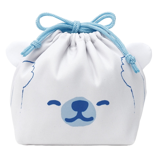 弁当袋 ぎゅっとランチきんちゃく シロクマ画像