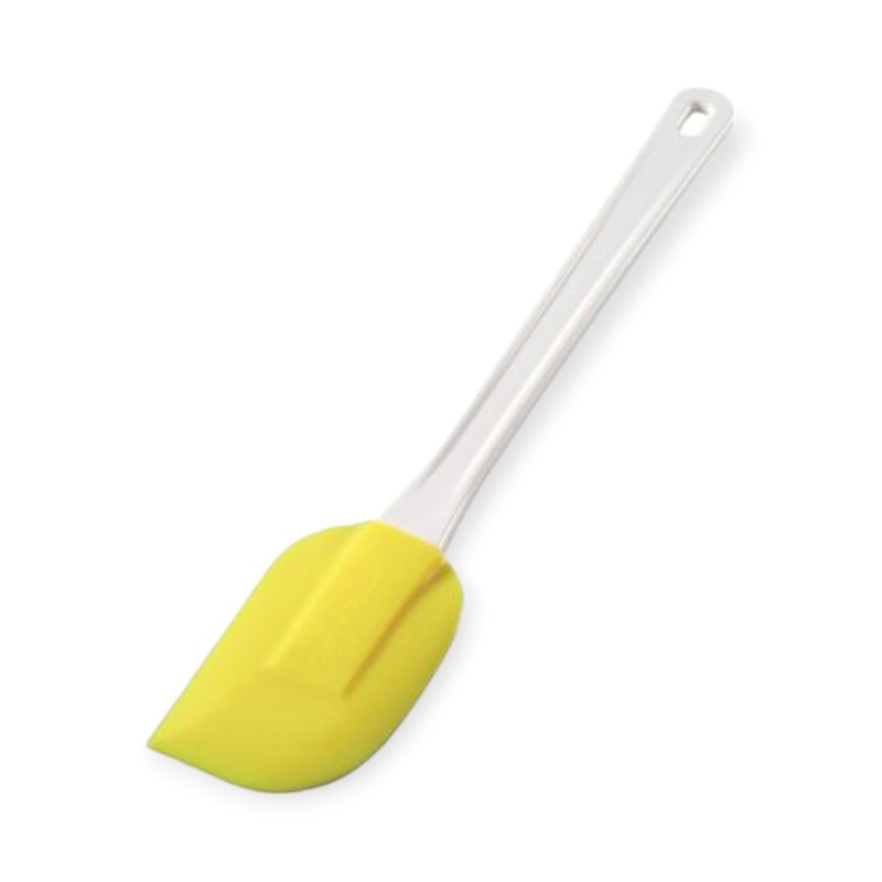 調理道具 PC柄耐熱シリコンスクレーパー 400mm(大) 黄画像
