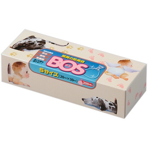 驚異の防臭袋　BOS　箱型　Sサイズ　ピンク　1箱(200枚)画像