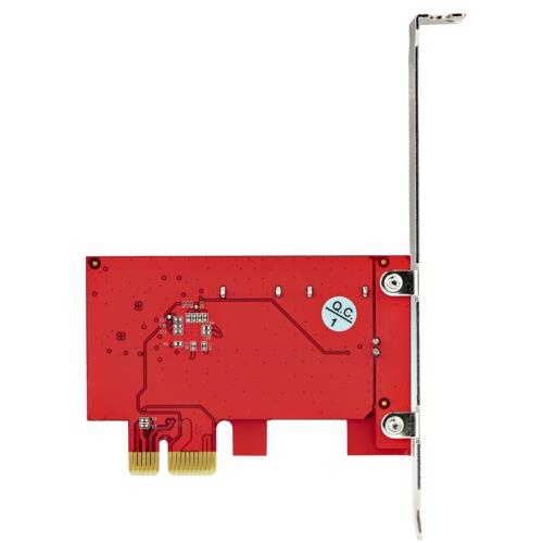 SATA　2ポート増設　PCI　Expressインターフェースカード　1個 基盤が見える状態で、接続ポートとチップが露出しているデザイン