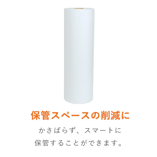 使用量がわかりやすい！ミシン目入りのボーガスペーパー緩衝材