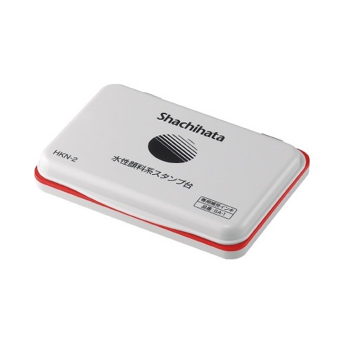 スタンプ台＜エコス＞中形（水性顔料）赤画像