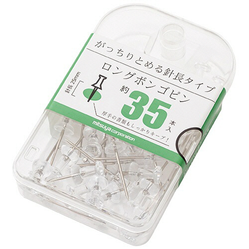 ﾛﾝｸﾞﾎﾞﾝｺﾞﾋﾟﾝ 透明 1ｹｰｽ(35本)画像