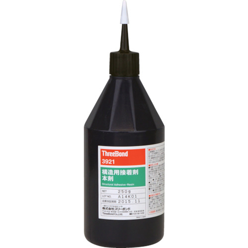 ｱｸﾘﾙ系構造用接着剤 TB3921 本剤 250g 赤色 1本画像