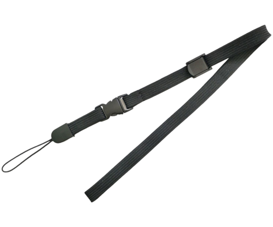 ワンタッチで外せる平紐ストラップ画像