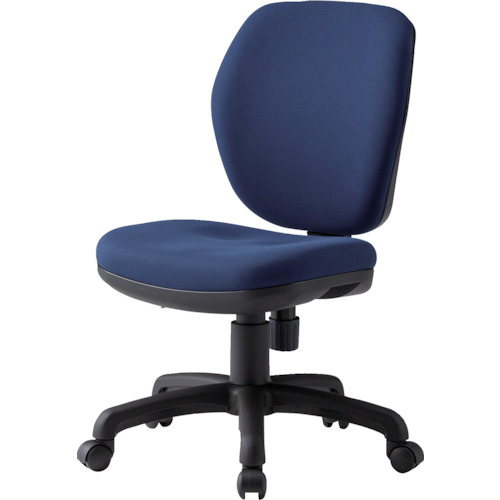 ＴＯＫＩＯ　オフィスチェア　肘なし　ネイビー画像