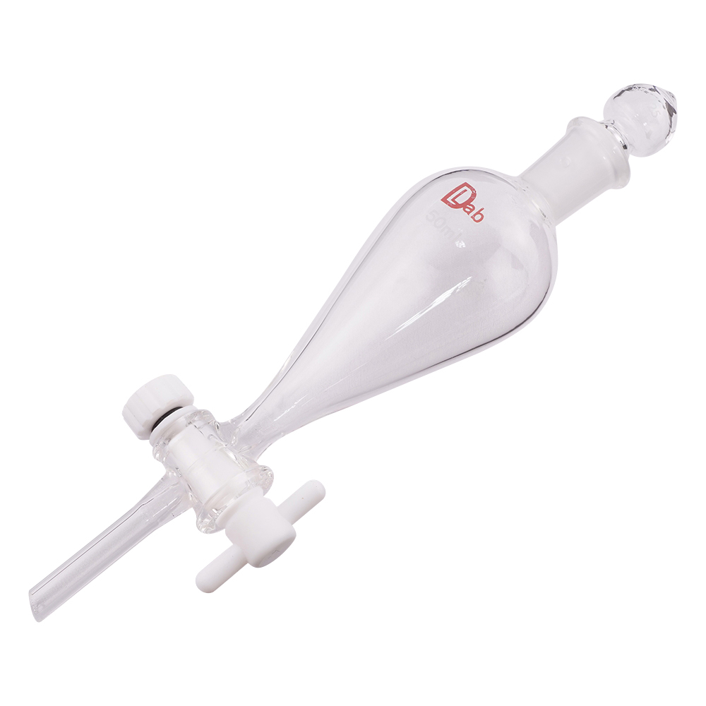 分液ロートスキーブ型　PTFEコック付　50mL画像