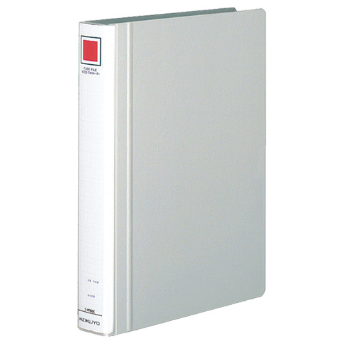 ﾁｭｰﾌﾞﾌｧｲﾙ(ｴｺﾂｲﾝR) A4ﾀﾃ 300枚収容 30mmとじ 背幅45mm ｼﾙﾊﾞｰ 1冊画像