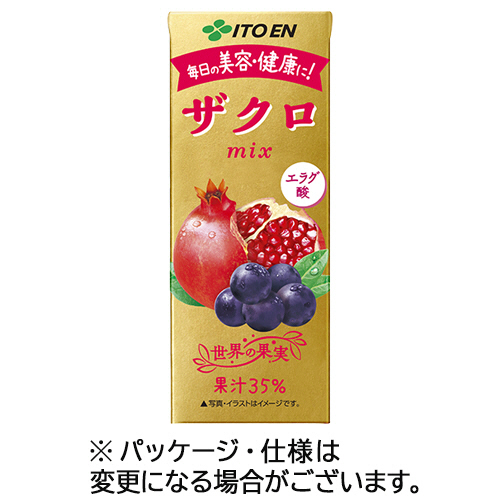 ｻﾞｸﾛﾐｯｸｽ 200mL 紙ﾊﾟｯｸ 1ｹｰｽ(24本)画像
