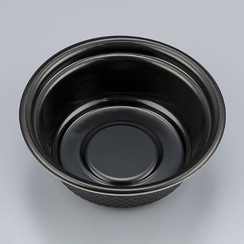 シーピー化成 どんぶり容器 TNパイン17浅 黒 本体画像