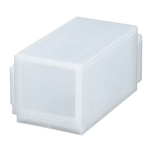 収納ケース ナチュラ クリアモジュール MS 約 幅19×奥行36×高さ19cm クリア画像