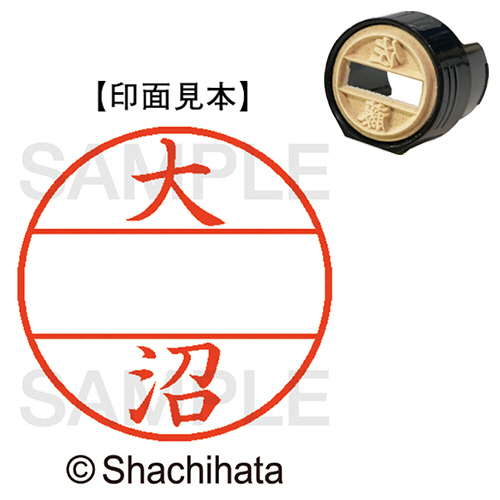 ﾃﾞｰﾀｰﾈｰﾑEX15号 ﾏｽﾀｰ部(印面) 既製 大沼 1個画像