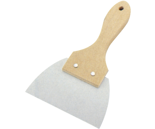 HG木柄シリコン三角ゴムヘラ　大画像