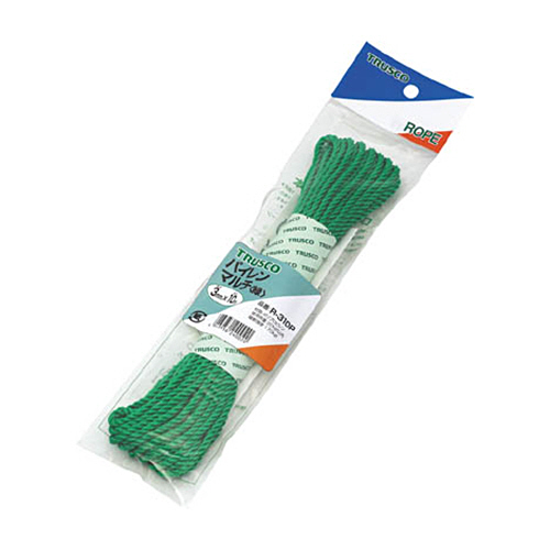 ﾊﾟｲﾚﾝﾏﾙﾁｶﾗｰﾛｰﾌﾟ φ5mm×10m 緑 1巻画像