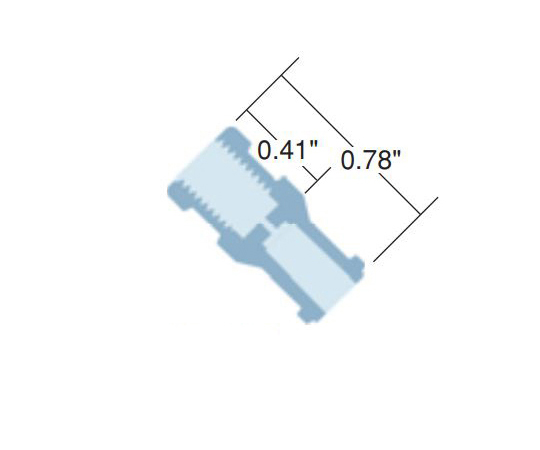 ルアーアダプター　Female　Slip　Luer　to　1/4-28　Female　0.04"(5pk)画像