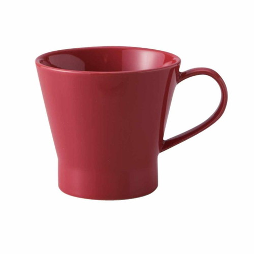 マグカップ 350ml HINATA 陶器 レッド画像