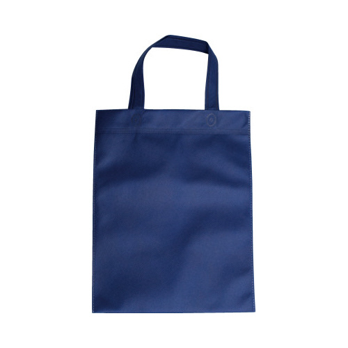 不織布Ａ４手提げバッグ　ネイビー　１０枚画像