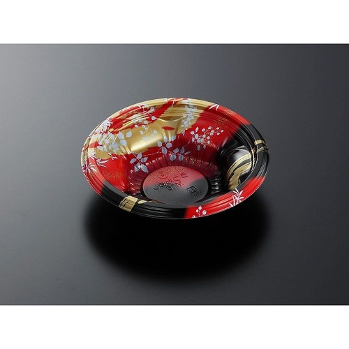 中央化学 どんぶり容器 CT うつわめし M16 かのかR-BK 本体画像