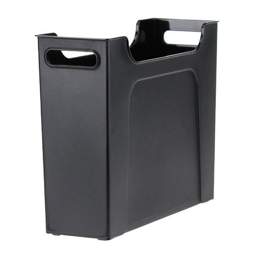 収納ケース 幅11×奥行32.9×高さ26.3cm ナチュラ ソートボックス ブラック画像