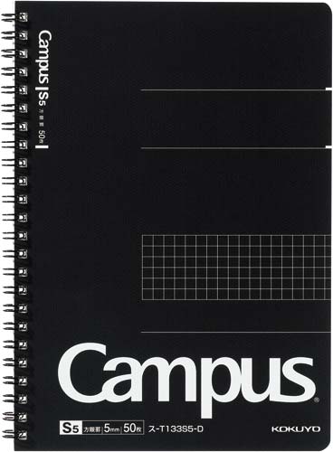 キャンパス　ツインリングノートＡ５方眼罫５０枚画像
