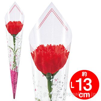 カーネーションかすみイラストラップ（ミニ）画像