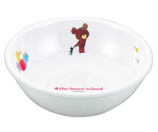 メラミン子供食器　くまのがっこう　ボール　M-3125J画像