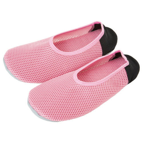 UCHI-COLLE おうちｽﾘｯﾎﾟﾝ ﾗｲﾄﾋﾟﾝｸ 22-24cm 1足