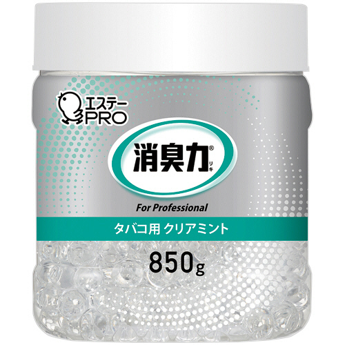 消臭力 業務用消臭剤 ﾋﾞｰｽﾞﾀｲﾌﾟ ﾀﾊﾞｺ用 ｸﾘｱﾐﾝﾄ 大容量 本体 850g 1個画像