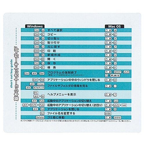 マウスパッド　コロレー　ブルー　1枚 明るいブルーの表面に滑らかな質感が見える状態
