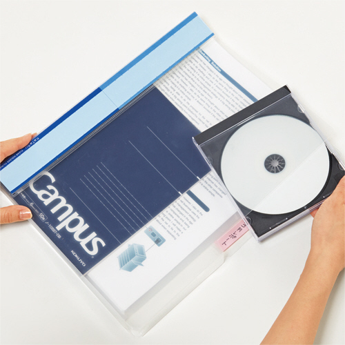 ｸﾞﾙｰﾋﾟﾝｸﾞﾎﾙﾀﾞｰ<KaTaSu> A4 ﾜｲﾄﾞﾏﾁ付 1ﾊﾟｯｸ(5冊)画像