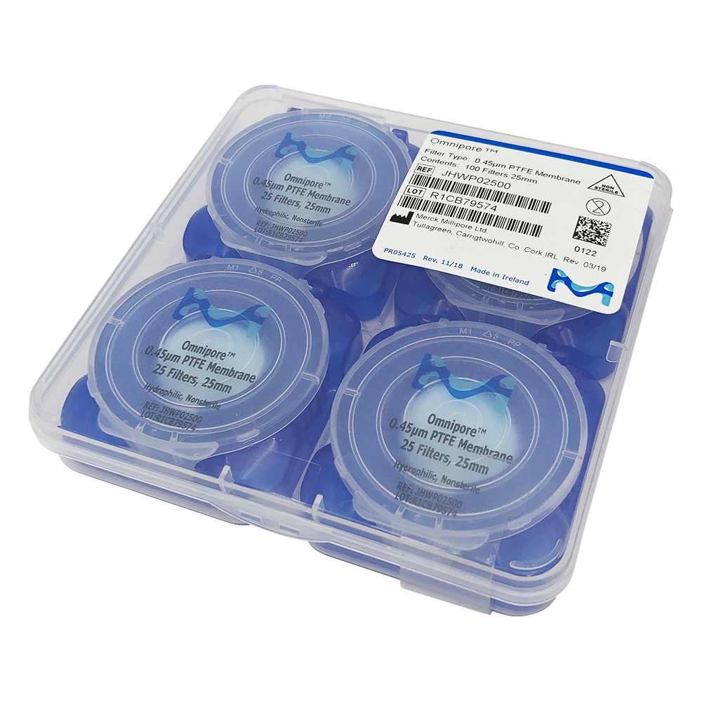 オムニポアTM　メンブレン（水系、溶媒系両用）　0.45μm×φ25mm　100枚入画像