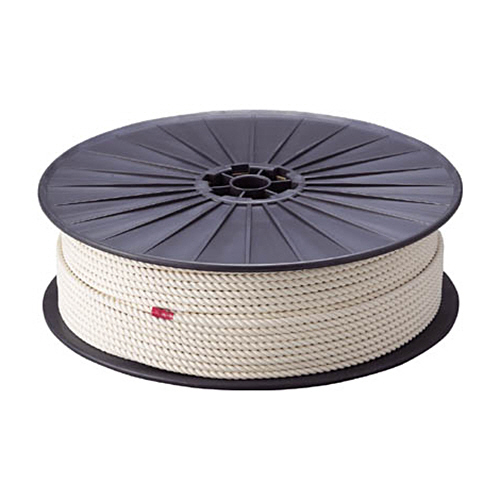 綿ﾛｰﾌﾟ 3つ打 線径9mm×長さ150m ﾎﾞﾋﾞﾝ巻 1巻画像