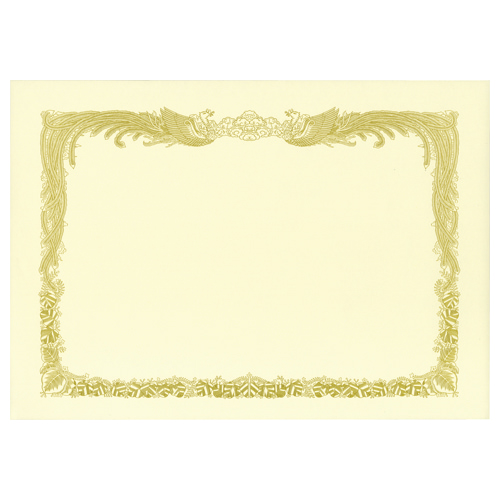 賞状用紙 ｸﾘｰﾑ A4 ﾀﾃ書用 1冊(10枚)画像