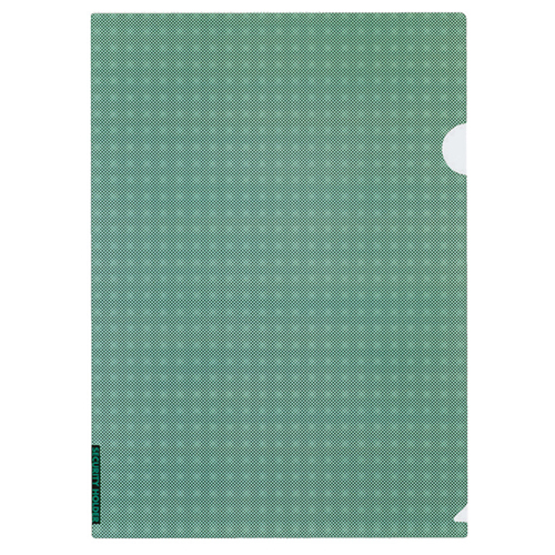 ｸﾘﾔｰﾎﾙﾀﾞｰ(ｾｷｭﾘﾃｨﾋﾞｭｰ) A4 緑 1ｾｯﾄ(5枚)画像