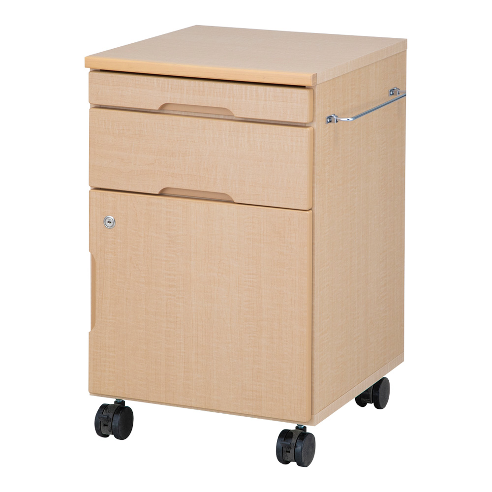 木製床頭台 ライトブラウン画像