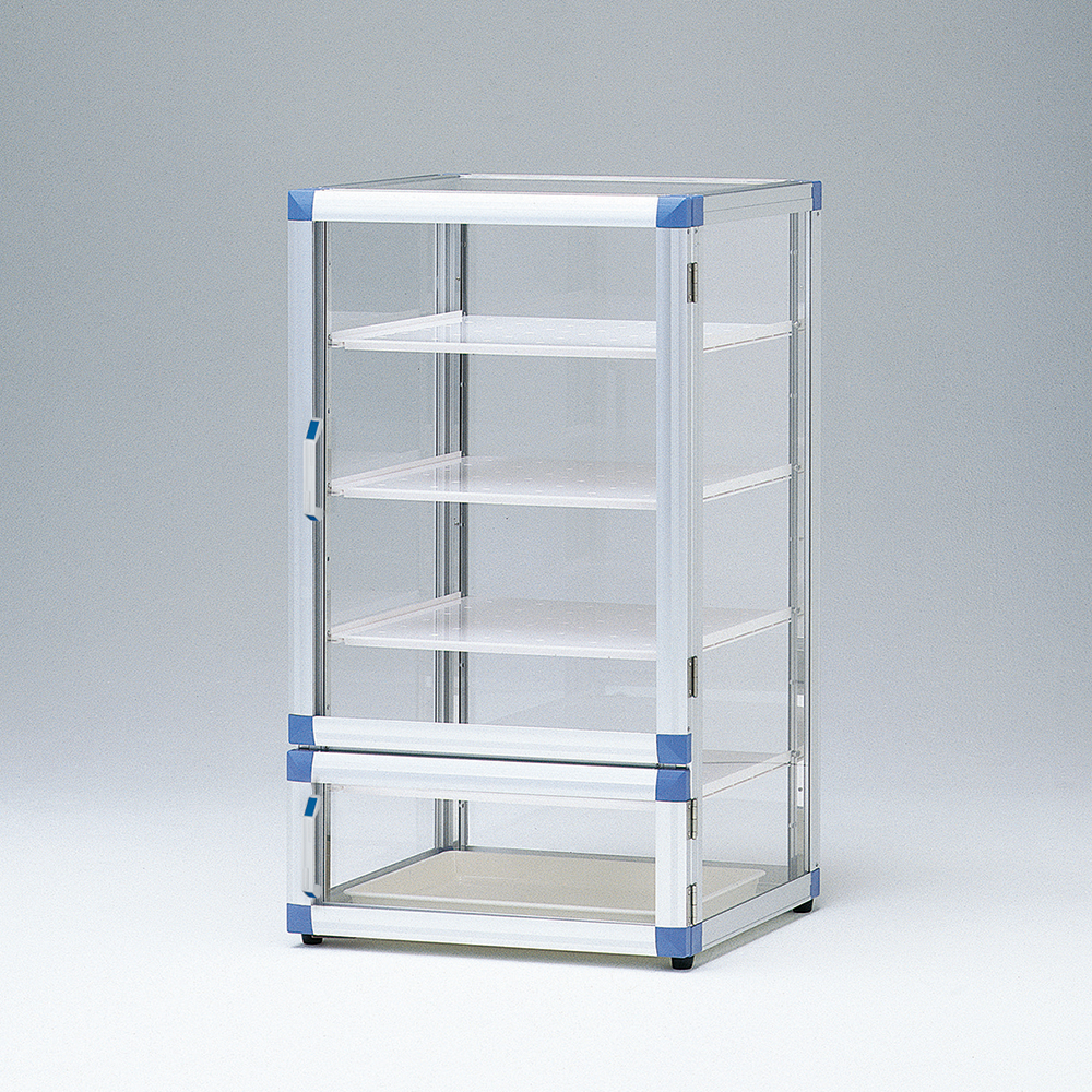 スタンダードデシケーターBG　574×523×1020mm　強化プラスチック棚　ゴム足付き画像