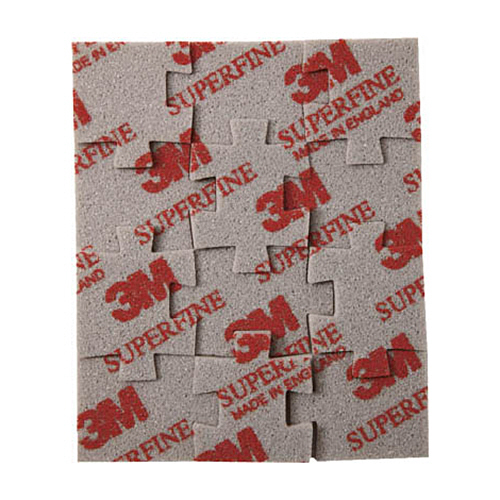 ｼﾞｸﾞｿｰﾊﾟｽﾞﾙ型ｽﾎﾟﾝｼﾞ研磨材 ｽｰﾊﾟｰﾌｧｲﾝ #320-600相当 1枚画像