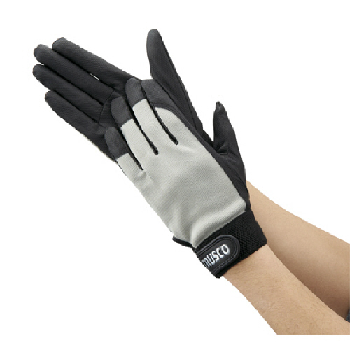 PU薄手手袋ｴﾝﾎﾞｽ加工 ｸﾞﾚｰ S 1双画像