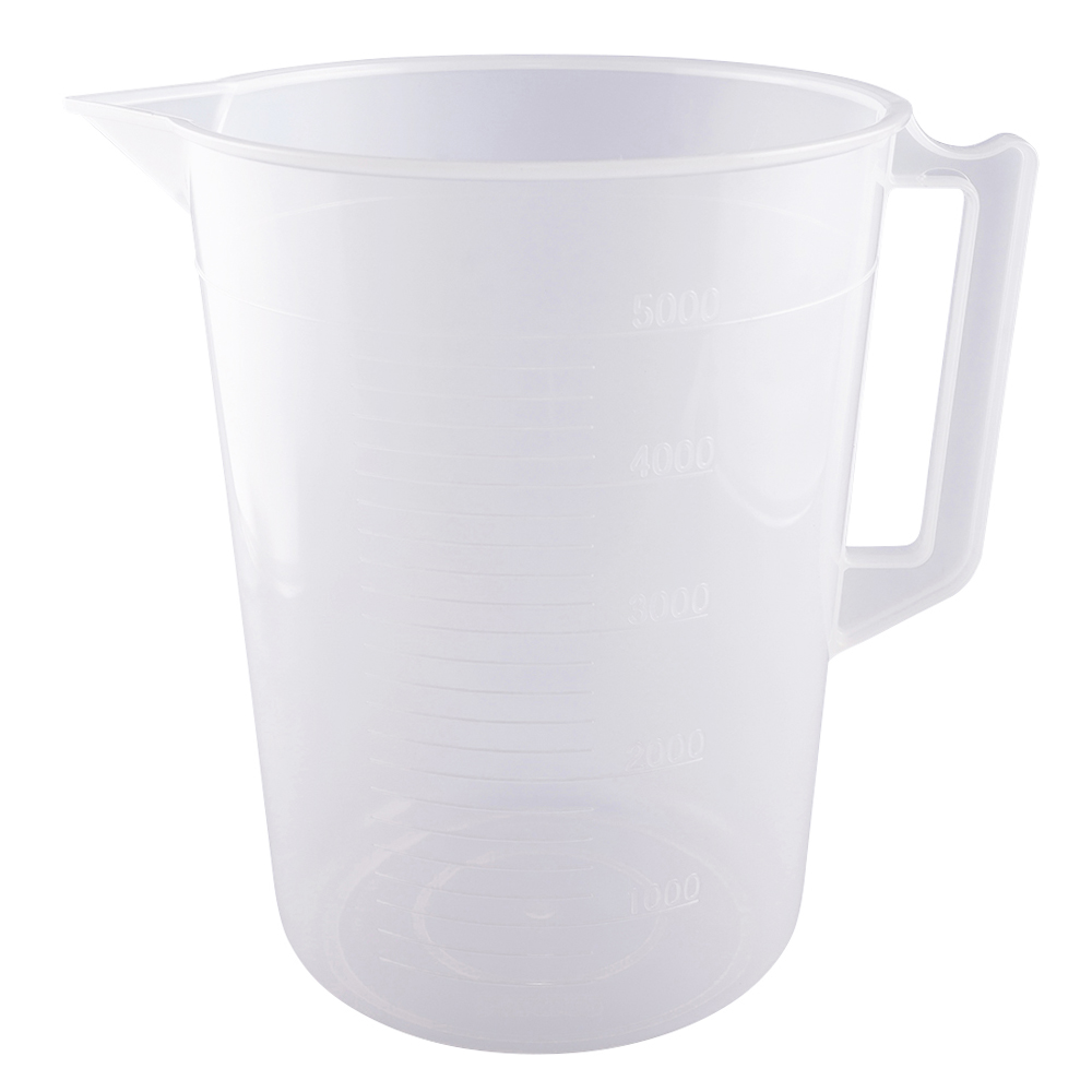 ポリプロピレン手付きビーカー5000mL 1個 3007-71画像