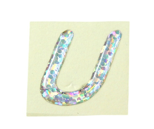 ホログラム文字 U