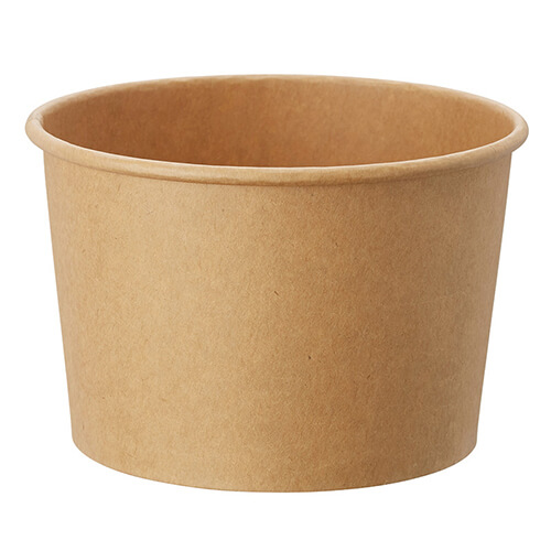 HEIKO 製菓資材 アイスカップ 16オンス(480ml) クラフト 25個画像