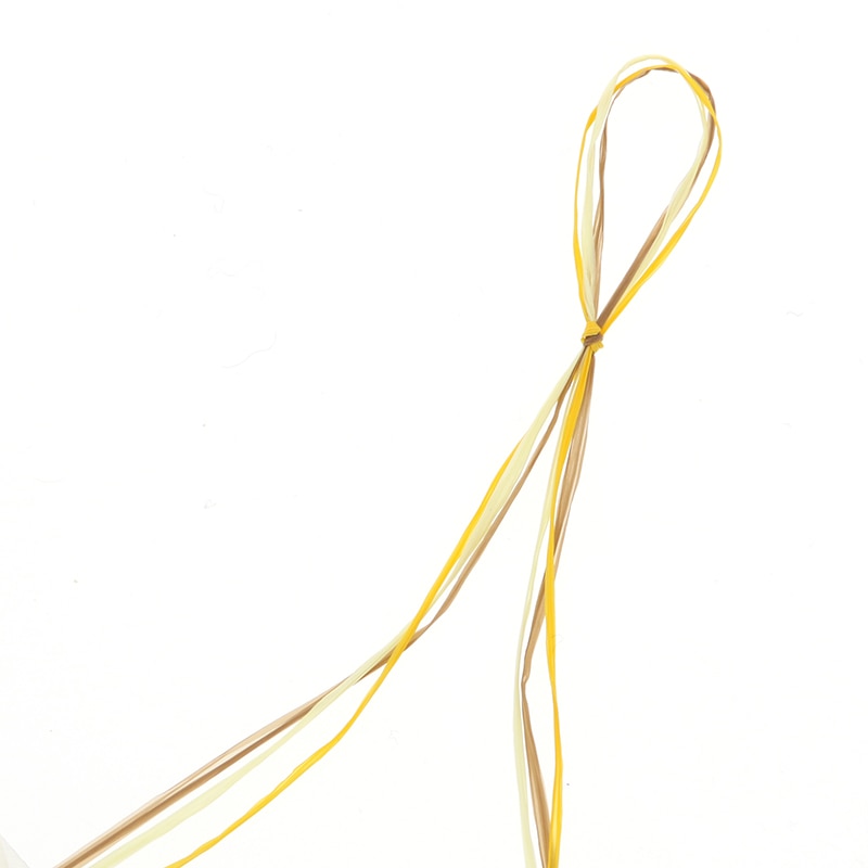 レーヨンラフィア　３×３０　ナチュラルイエロー画像