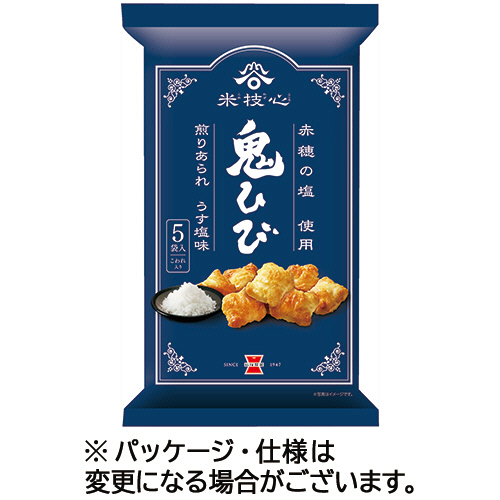 あられ 鬼ひび うす塩味 116g/ﾊﾟｯｸ 1ｾｯﾄ(12ﾊﾟｯｸ)画像