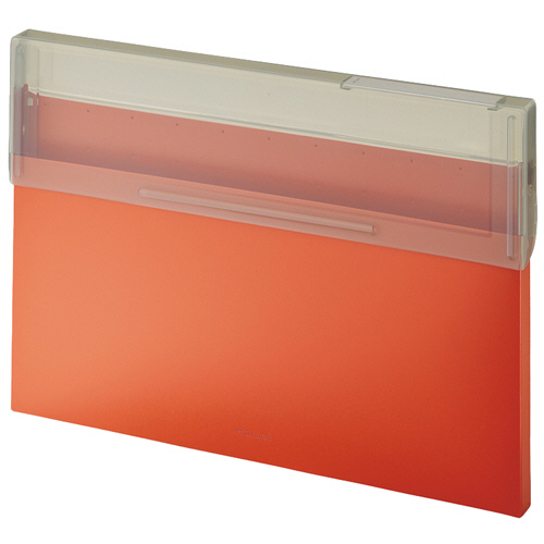 Mutual ｺﾝｸﾞﾚｽｹｰｽ A4ﾖｺ 150枚収容 ﾃﾗｺｯﾀｵﾚﾝｼﾞ 1個画像