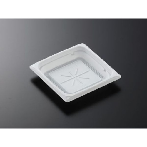 中央化学 軽食容器 CT葵 13-13 W 本体画像