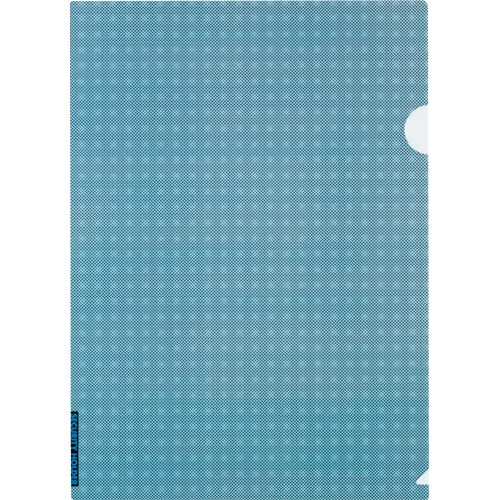 ｸﾘﾔｰﾎﾙﾀﾞｰ(ｾｷｭﾘﾃｨﾋﾞｭｰ) A4 青 1ｾｯﾄ(5枚)画像