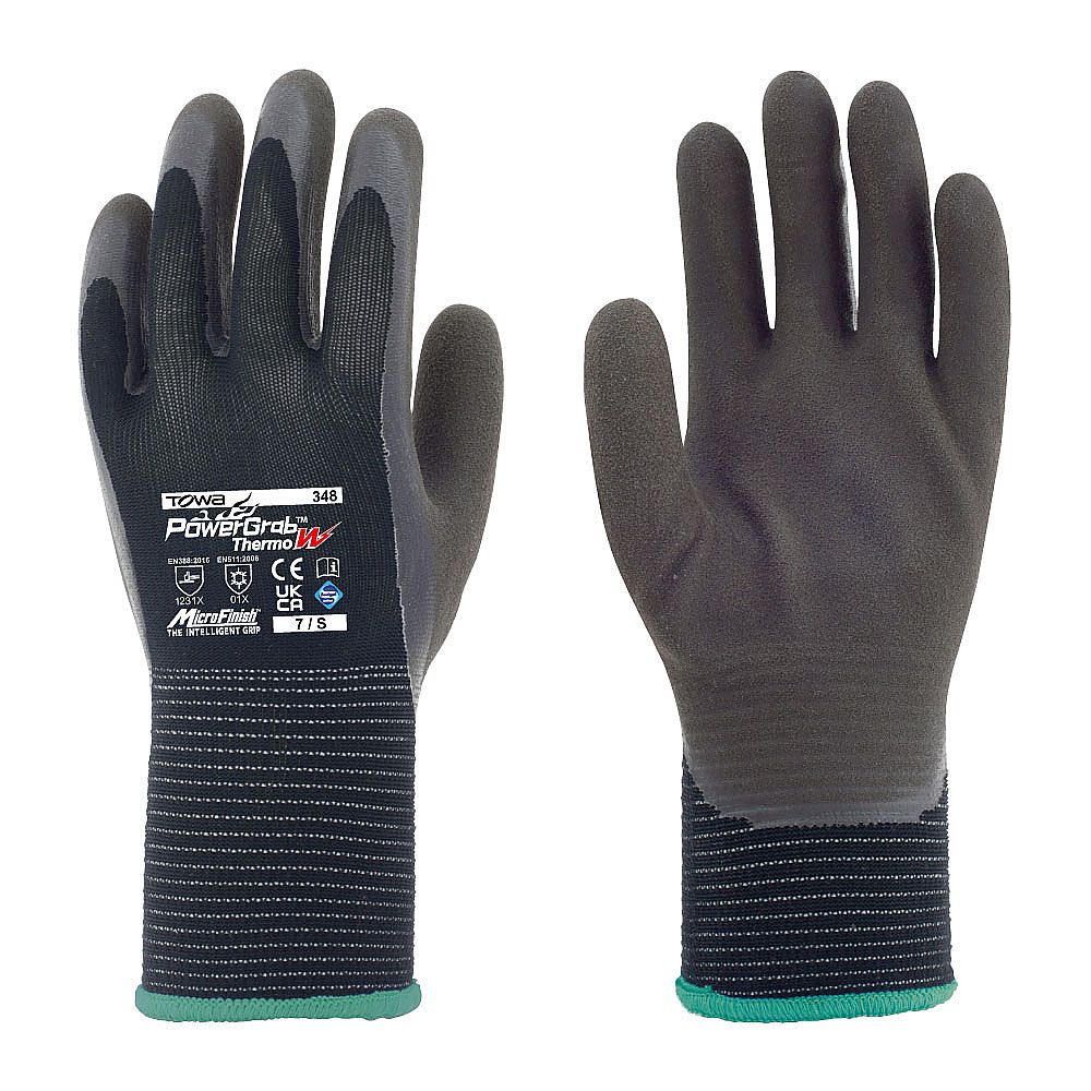 パワーグラブサーモW ブラック S画像