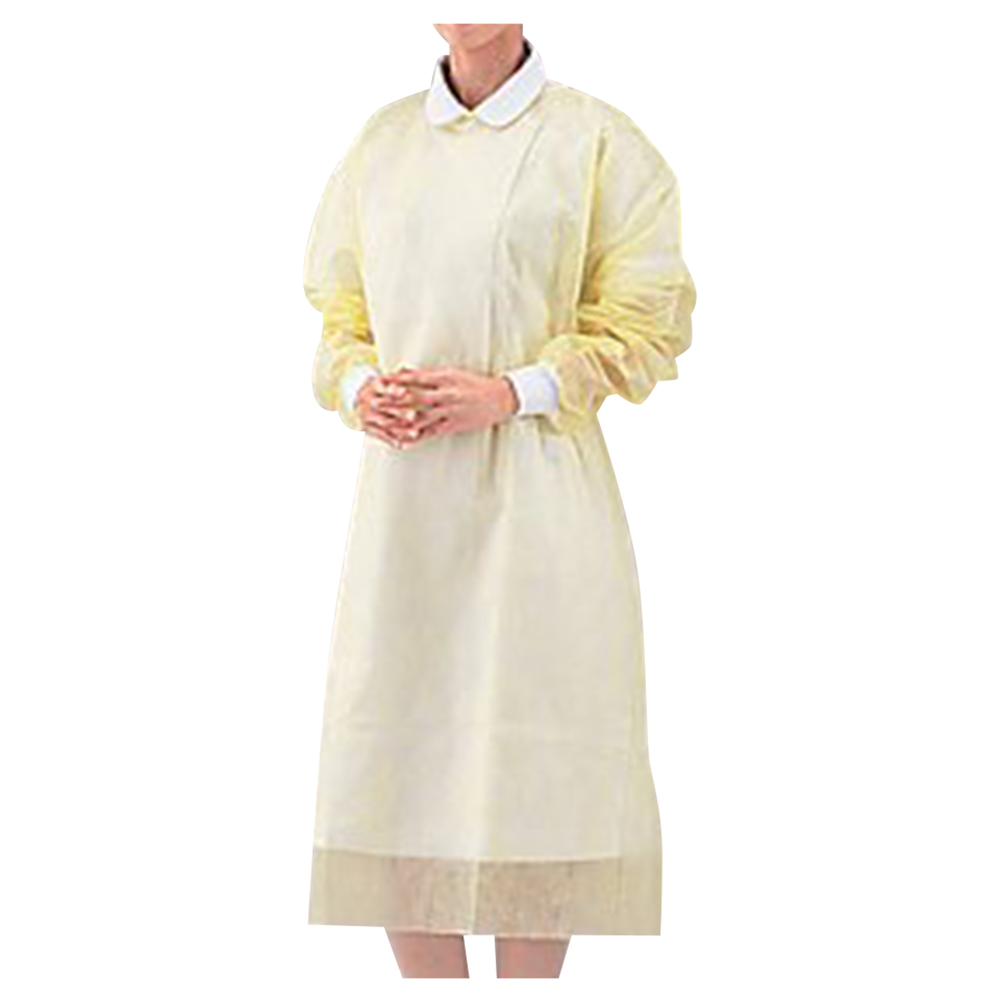 プロシェア アイソレーションガウン（袖付）スタンダード イエロー 1箱（1枚×50袋入）画像