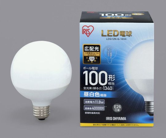 LED電球　ボール電球　100形相当　昼白色画像