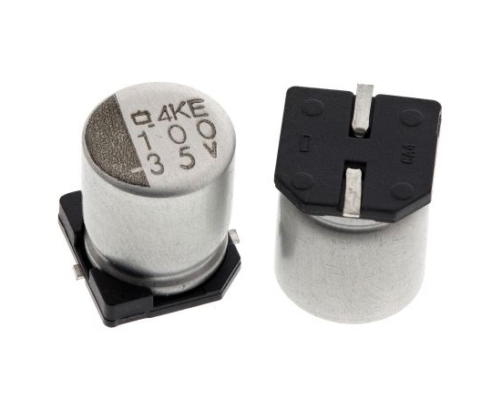 コンデンサ 100μF 35V dc 1袋（5個入）画像